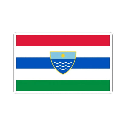 Flag of Herzegovina-Neretva (Bosnia and Herzegovina) STICKER Vinyl Kiss-Cut Decal 6 Inch White - The Sticker Space