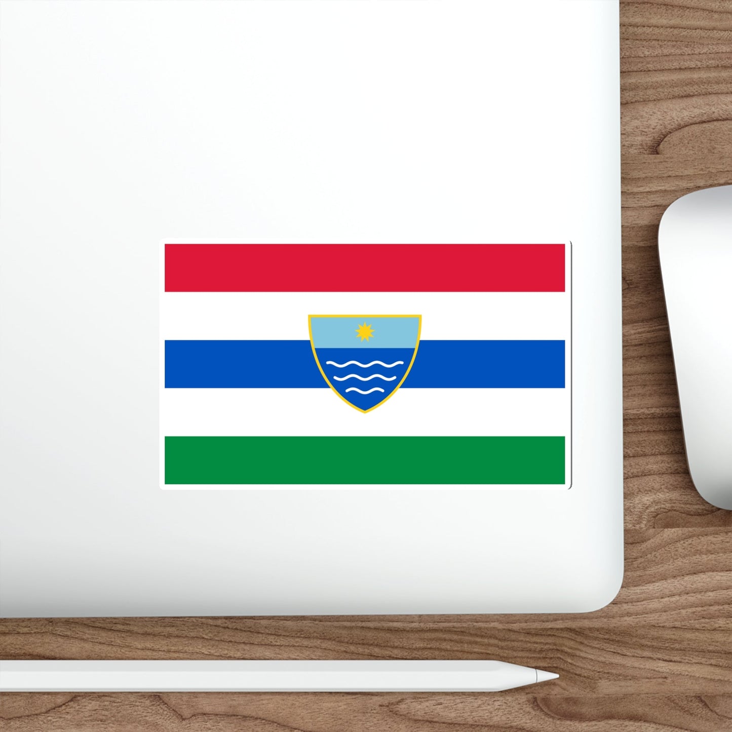 Flag of Herzegovina Neretva Canton Bosnia and Herzegovina STICKER Vinyl Die-Cut Decal-The Sticker Space