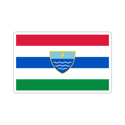 Flag of Herzegovina Neretva Canton Bosnia and Herzegovina STICKER Vinyl Die-Cut Decal-4 Inch-The Sticker Space