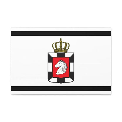 Flag of Herzogtum Lauenburg Germany - Canvas Wall Art 24″ x 16″ 1.25" - The Sticker Space