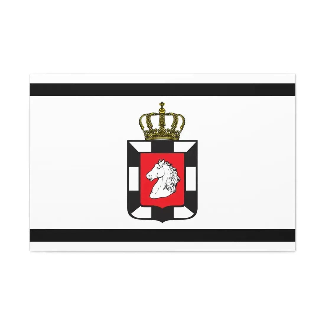 Flag of Herzogtum Lauenburg Germany - Canvas Wall Art 36" x 24" 1.25" - The Sticker Space