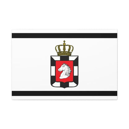 Flag of Herzogtum Lauenburg Germany - Canvas Wall Art 36" x 24" 1.25" - The Sticker Space