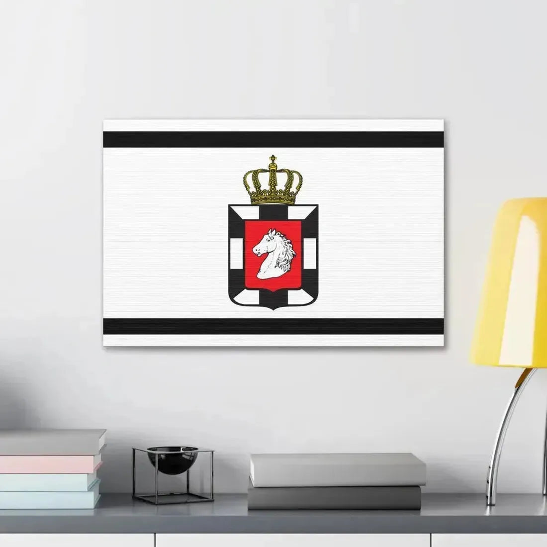 Flag of Herzogtum Lauenburg Germany - Canvas Wall Art - The Sticker Space