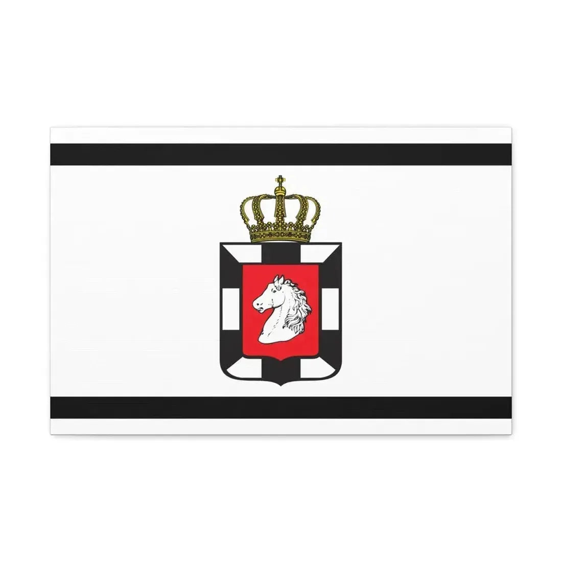 Flag of Herzogtum Lauenburg Germany - Canvas Wall Art - The Sticker Space