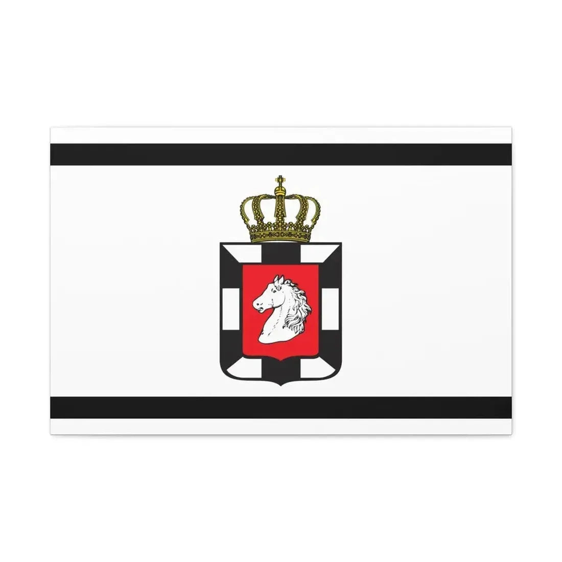 Flag of Herzogtum Lauenburg Germany - Canvas Wall Art - The Sticker Space