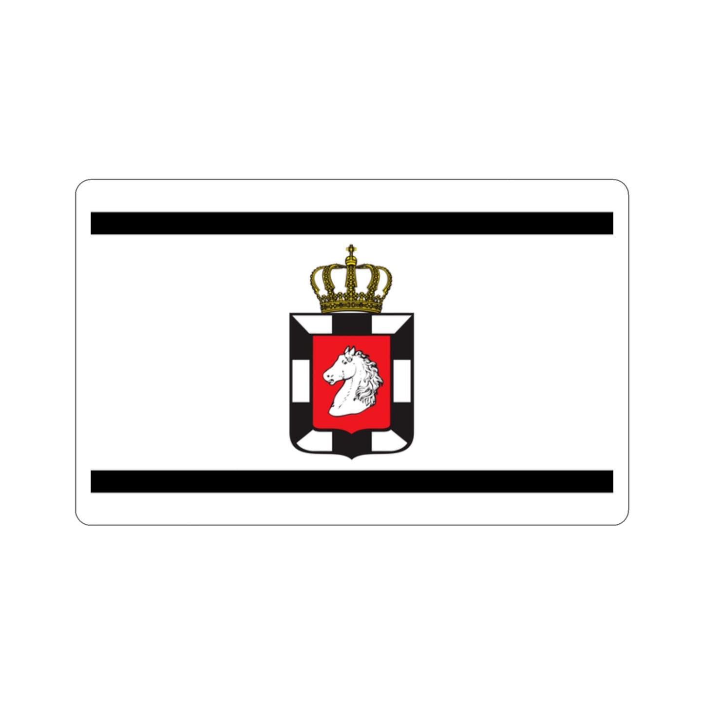 Flag of Herzogtum Lauenburg Germany STICKER Vinyl Die-Cut Decal-2 Inch-The Sticker Space