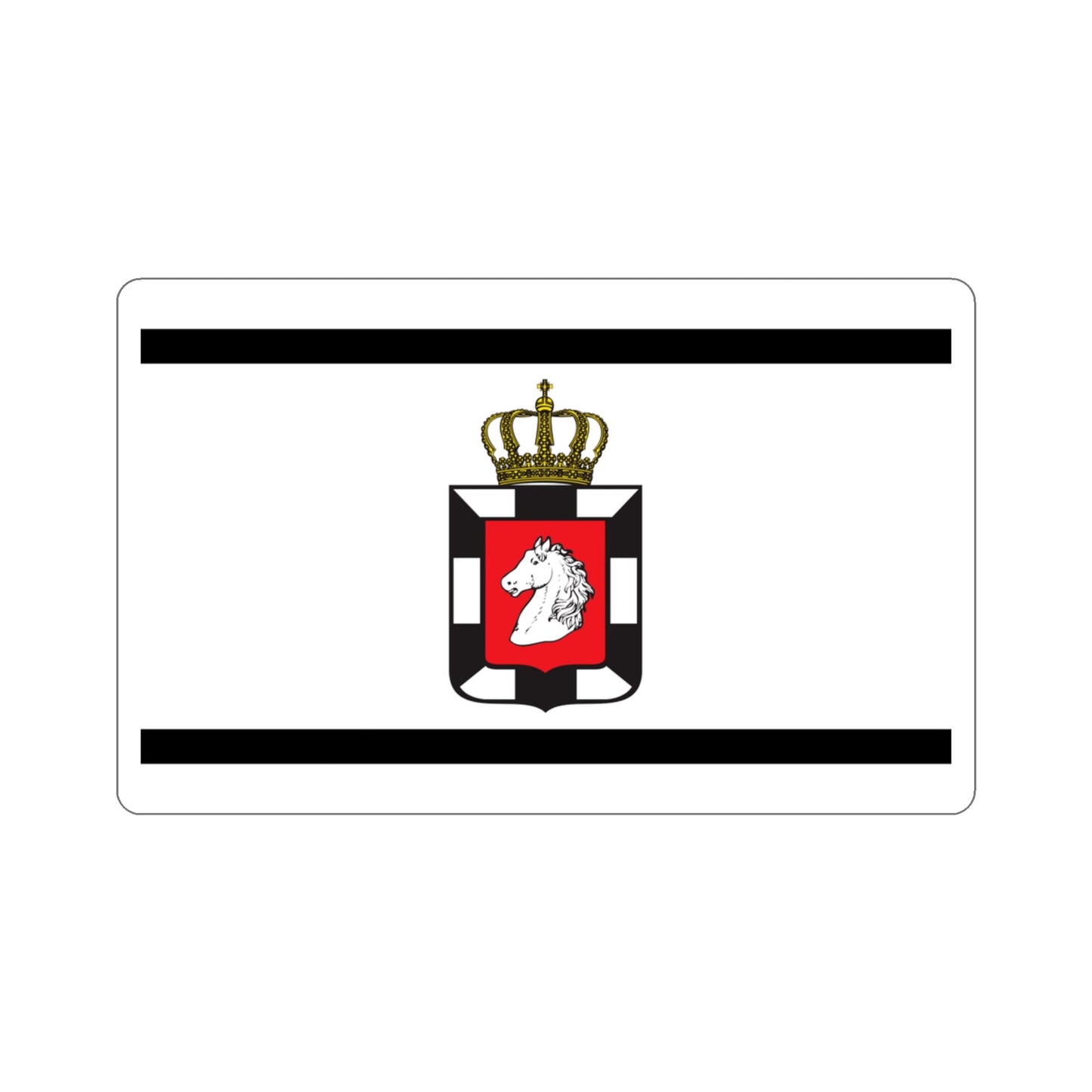 Flag of Herzogtum Lauenburg Germany STICKER Vinyl Die-Cut Decal-3 Inch-The Sticker Space