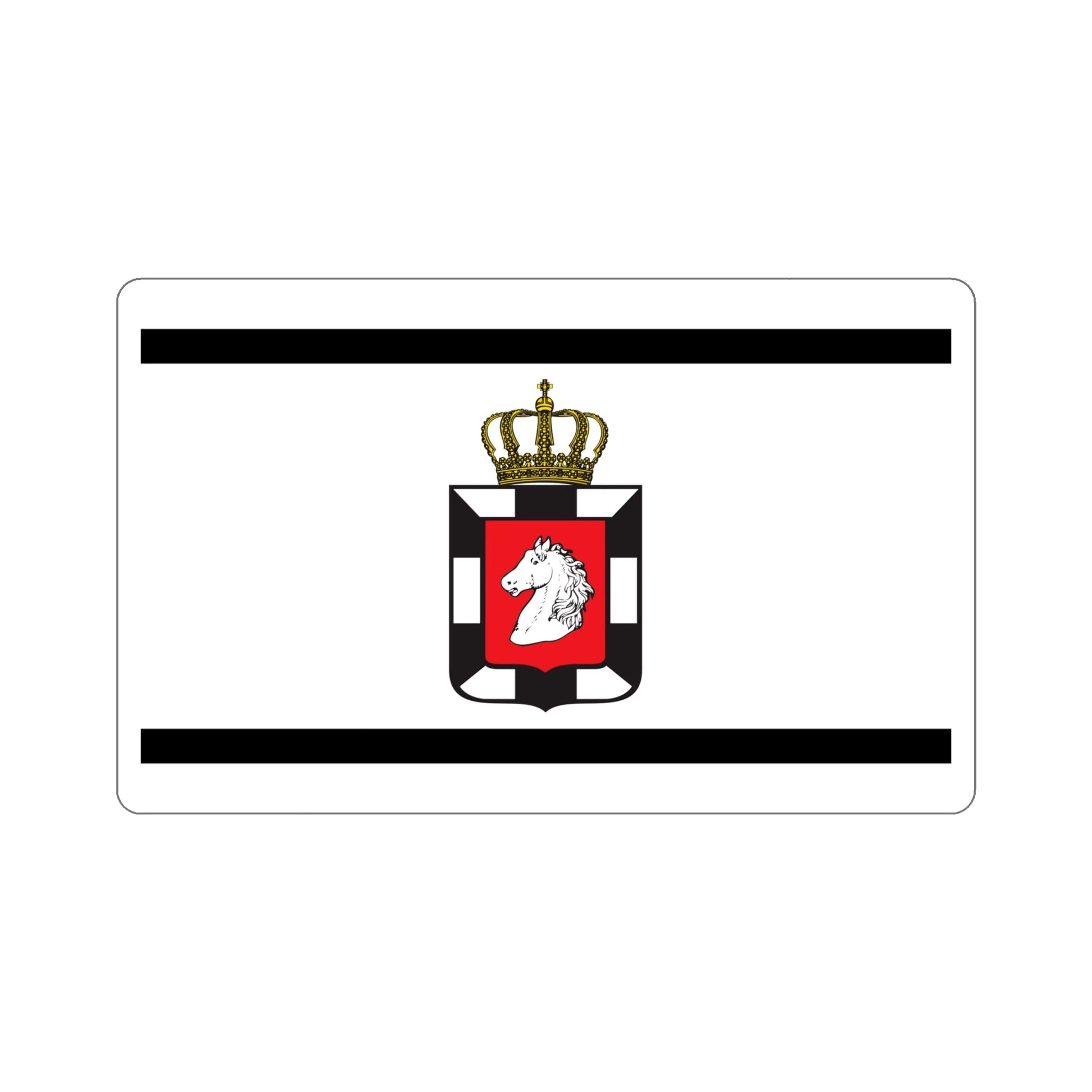 Flag of Herzogtum Lauenburg Germany STICKER Vinyl Die-Cut Decal-6 Inch-The Sticker Space