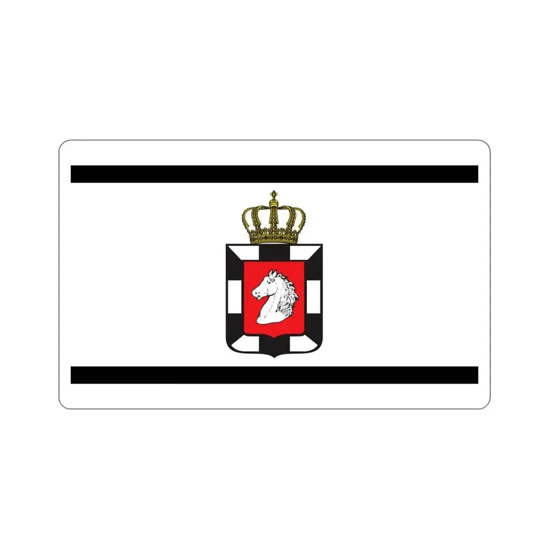 Flag of Herzogtum Lauenburg Germany STICKER Vinyl Die-Cut Decal - The Sticker Space