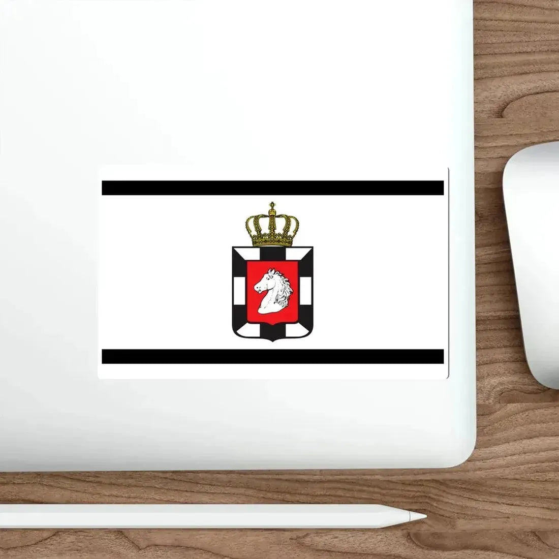Flag of Herzogtum Lauenburg Germany STICKER Vinyl Die-Cut Decal - The Sticker Space