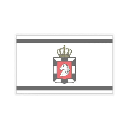 Flag of Herzogtum Lauenburg Germany - STICKER Vinyl Kiss-Cut Decal 2 Inch Transparent - The Sticker Space