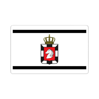 Flag of Herzogtum Lauenburg Germany - STICKER Vinyl Kiss-Cut Decal 2 Inch White - The Sticker Space
