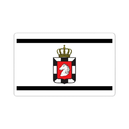 Flag of Herzogtum Lauenburg Germany - STICKER Vinyl Kiss-Cut Decal 2 Inch White - The Sticker Space