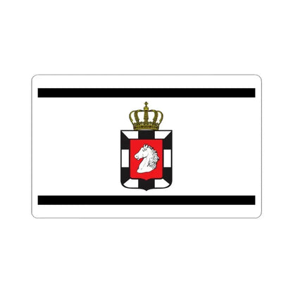 Flag of Herzogtum Lauenburg Germany - STICKER Vinyl Kiss-Cut Decal 3 Inch White - The Sticker Space