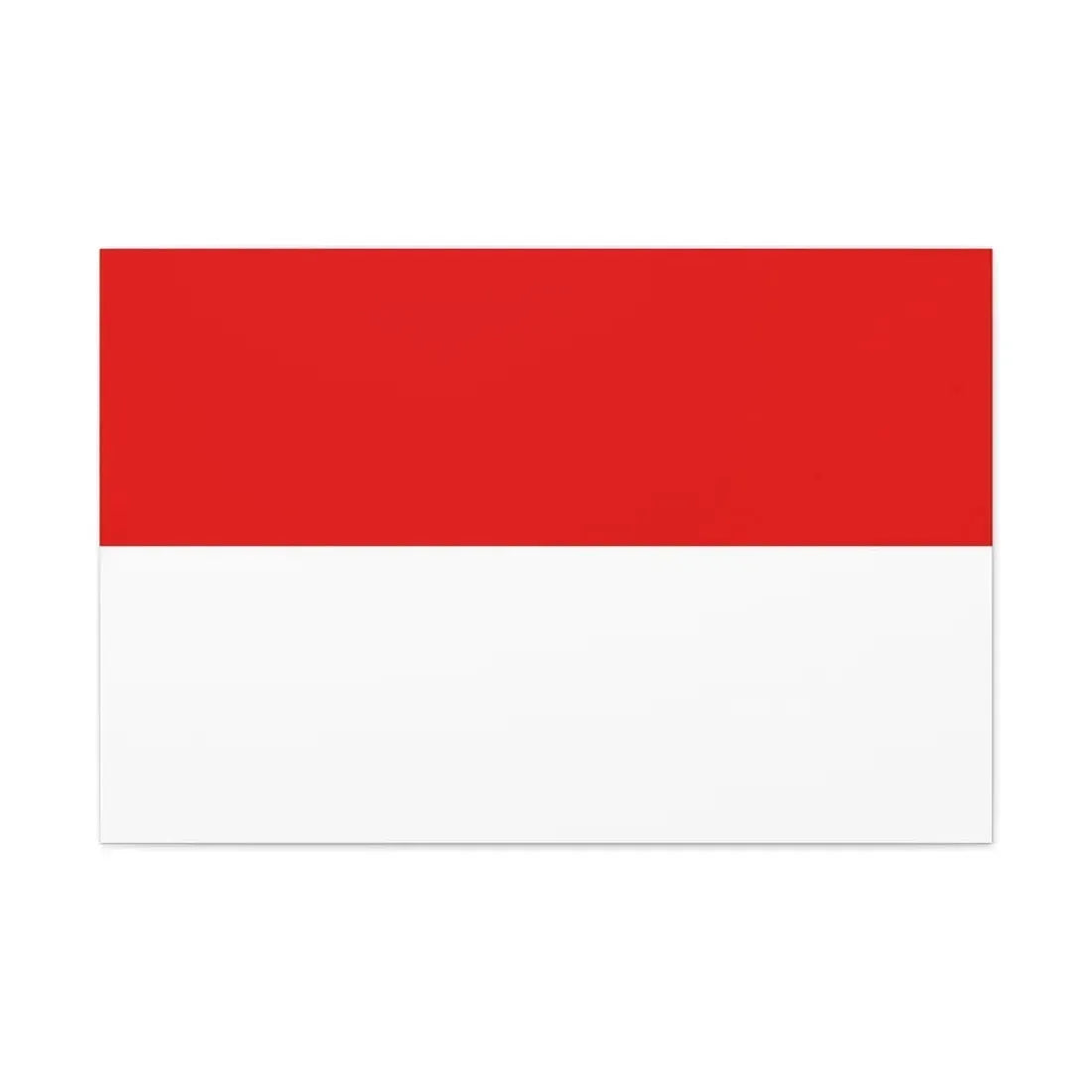 Flag of Hesse Germany - Canvas Wall Art 36" x 24" 1.25" - The Sticker Space