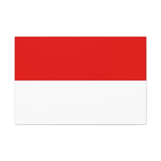 Flag of Hesse Germany - Canvas Wall Art 36" x 24" 1.25" - The Sticker Space