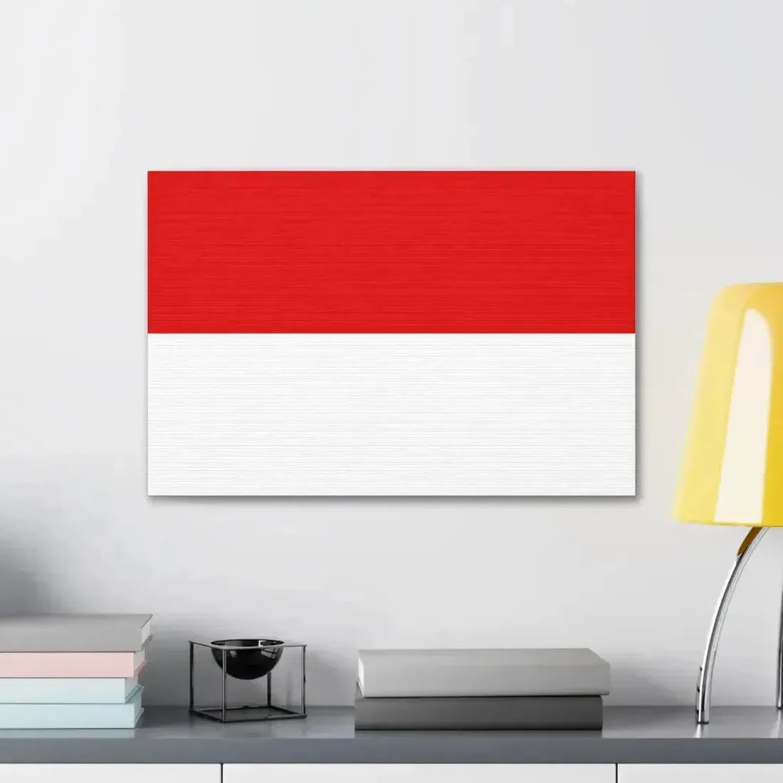 Flag of Hesse Germany - Canvas Wall Art - The Sticker Space