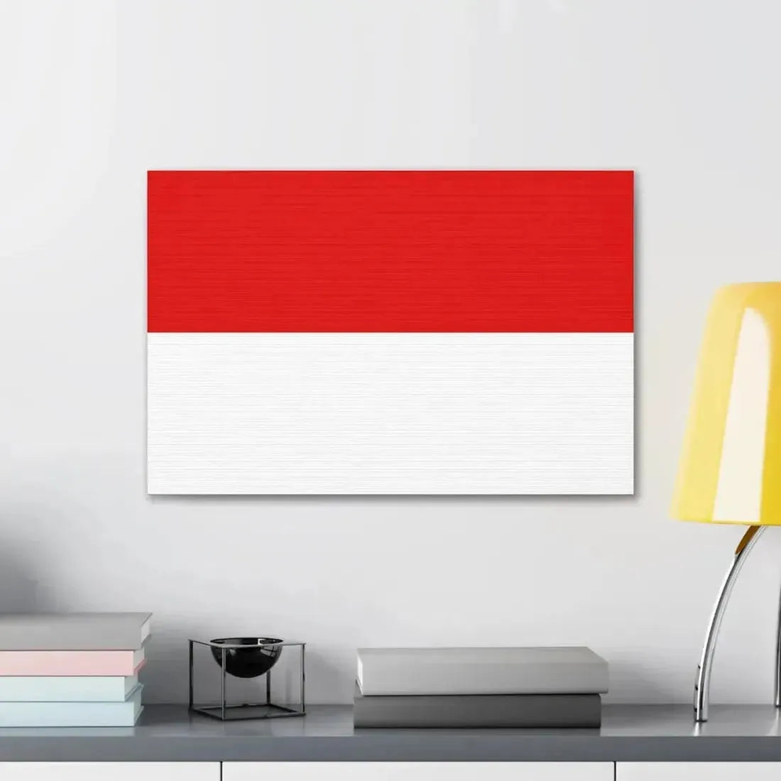 Flag of Hesse Germany - Canvas Wall Art - The Sticker Space