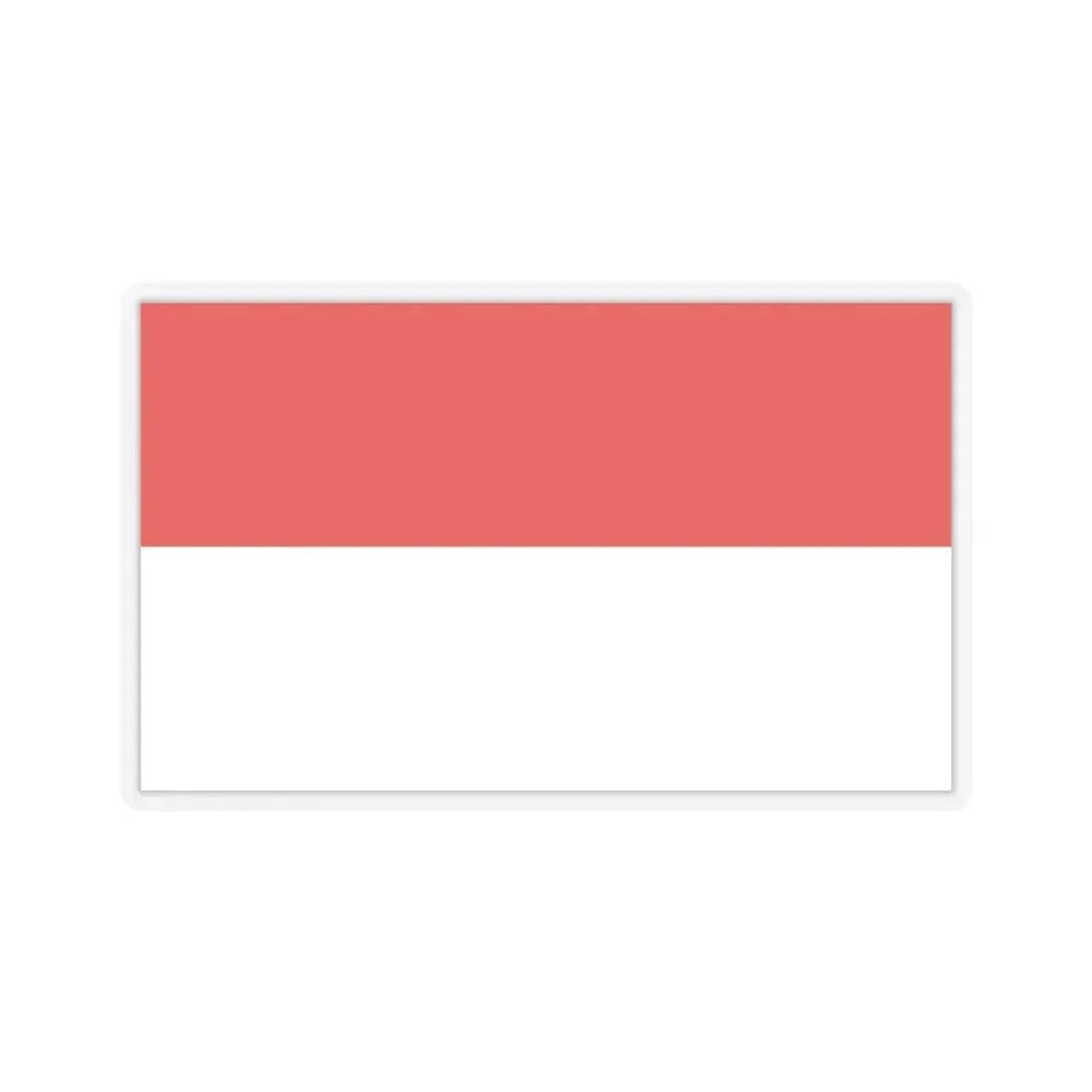 Flag of Hesse Germany - STICKER Vinyl Kiss-Cut Decal 2 Inch Transparent - The Sticker Space