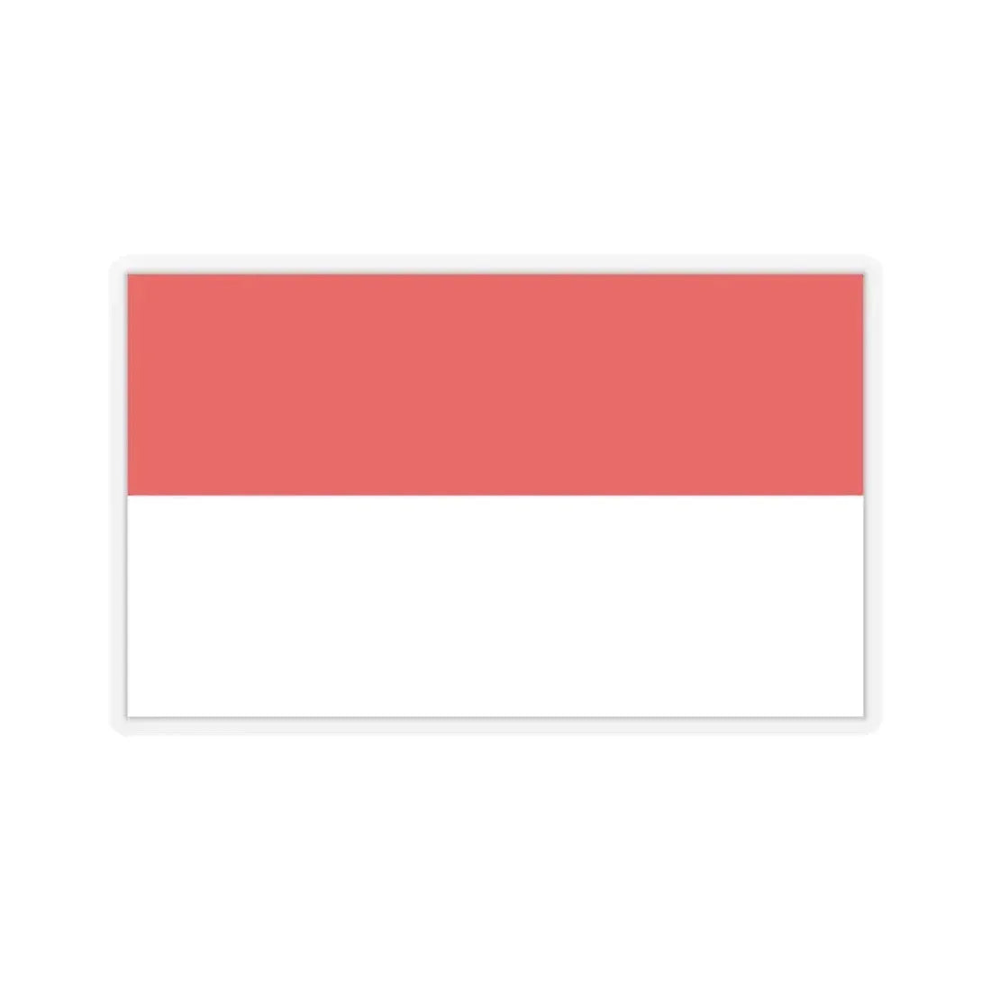 Flag of Hesse Germany - STICKER Vinyl Kiss-Cut Decal 3 Inch Transparent - The Sticker Space