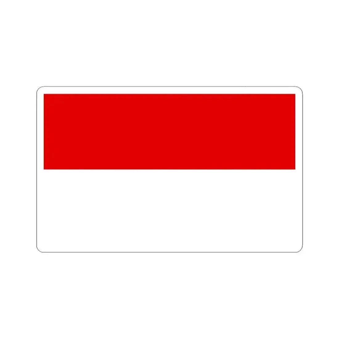 Flag of Hesse Germany - STICKER Vinyl Kiss-Cut Decal 3 Inch White - The Sticker Space