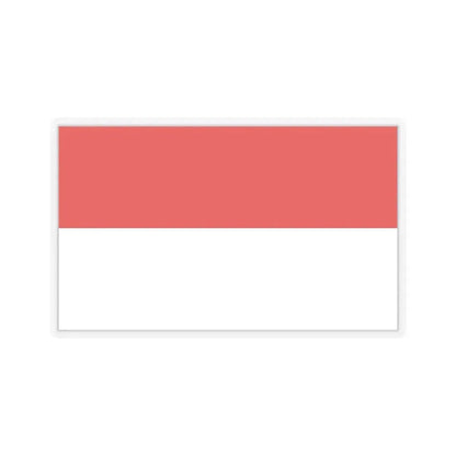 Flag of Hesse Germany - STICKER Vinyl Kiss-Cut Decal 4 Inch Transparent - The Sticker Space