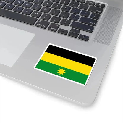 Flag of Heuvelland (Belgium) STICKER Vinyl Kiss-Cut Decal - The Sticker Space