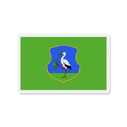Flag of Heves County Hungary - Refrigerator Magnet 2 Inch - The Sticker Space