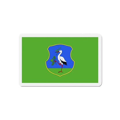 Flag of Heves County Hungary - Refrigerator Magnet 5 Inch - The Sticker Space