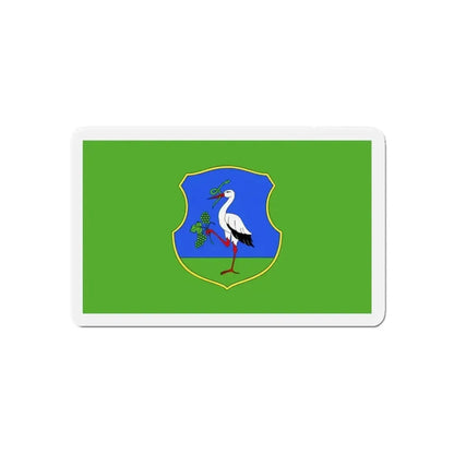 Flag of Heves County Hungary - Refrigerator Magnet - The Sticker Space