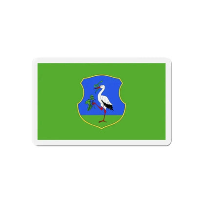 Flag of Heves County Hungary - Refrigerator Magnet - The Sticker Space
