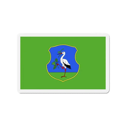 Flag of Heves County Hungary - Refrigerator Magnet - The Sticker Space