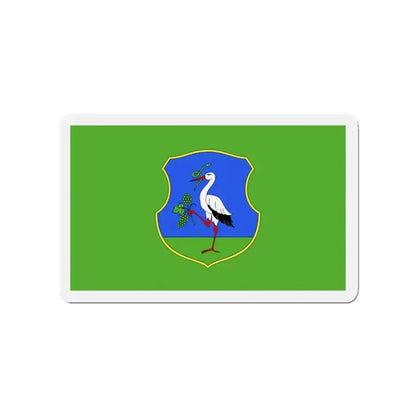 Flag of Heves County Hungary - Refrigerator Magnet - The Sticker Space
