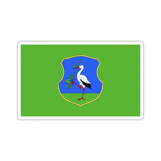 Flag of Heves County Hungary STICKER Vinyl Die-Cut Decal 6 Inch - The Sticker Space