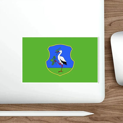 Flag of Heves County Hungary STICKER Vinyl Die-Cut Decal - The Sticker Space