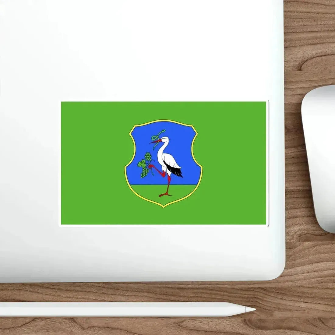 Flag of Heves County Hungary STICKER Vinyl Die-Cut Decal - The Sticker Space
