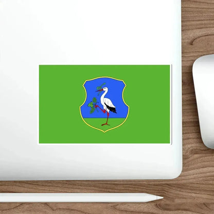 Flag of Heves County Hungary STICKER Vinyl Die-Cut Decal - The Sticker Space
