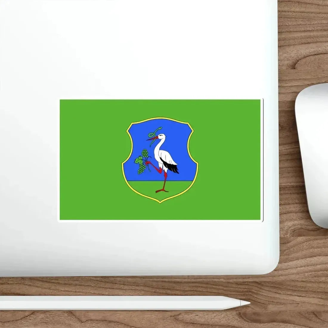 Flag of Heves County Hungary STICKER Vinyl Die-Cut Decal - The Sticker Space