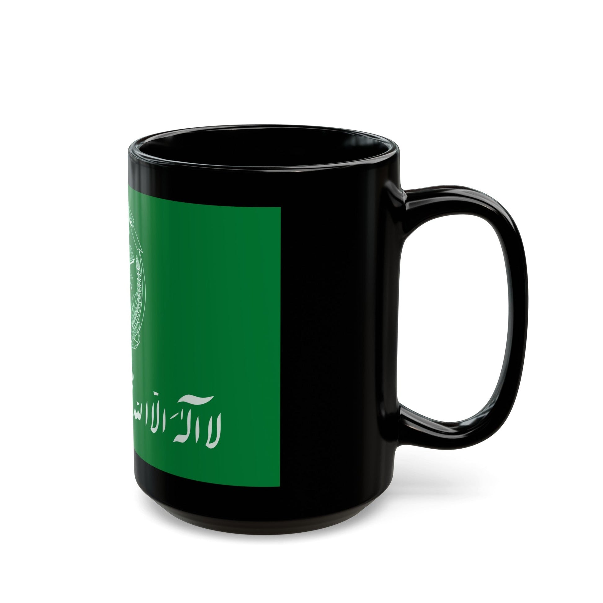 Flag of Hezbi Islami Gulbuddin - Black Coffee Mug-The Sticker Space