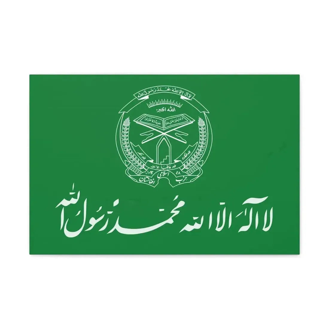 Flag of Hezbi Islami Gulbuddin - Canvas Wall Art - The Sticker Space