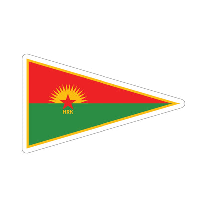 Flag of Hêzên Rojhilata Kurdistan (Iran) STICKER Vinyl Die-Cut Decal-6 Inch-The Sticker Space