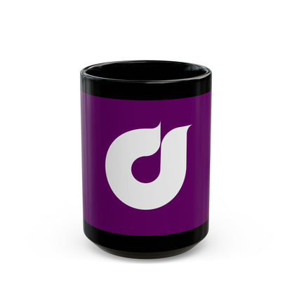 Flag of Higashikurume Tokyo Japan - Black Coffee Mug-15oz-The Sticker Space