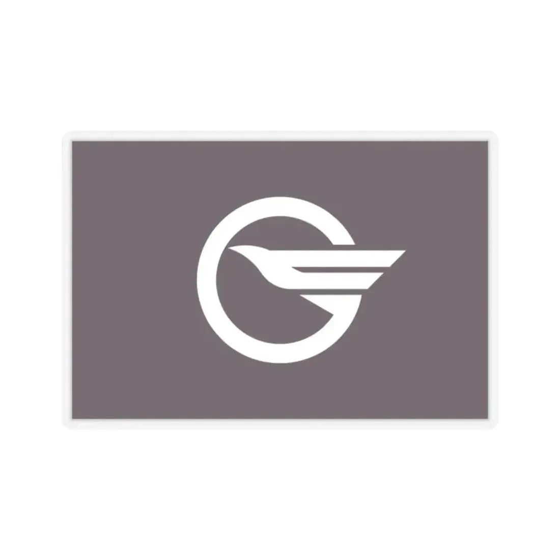 Flag of Higashimurayama Tokyo Japan - STICKER Vinyl Kiss-Cut Decal 2 Inch Transparent - The Sticker Space