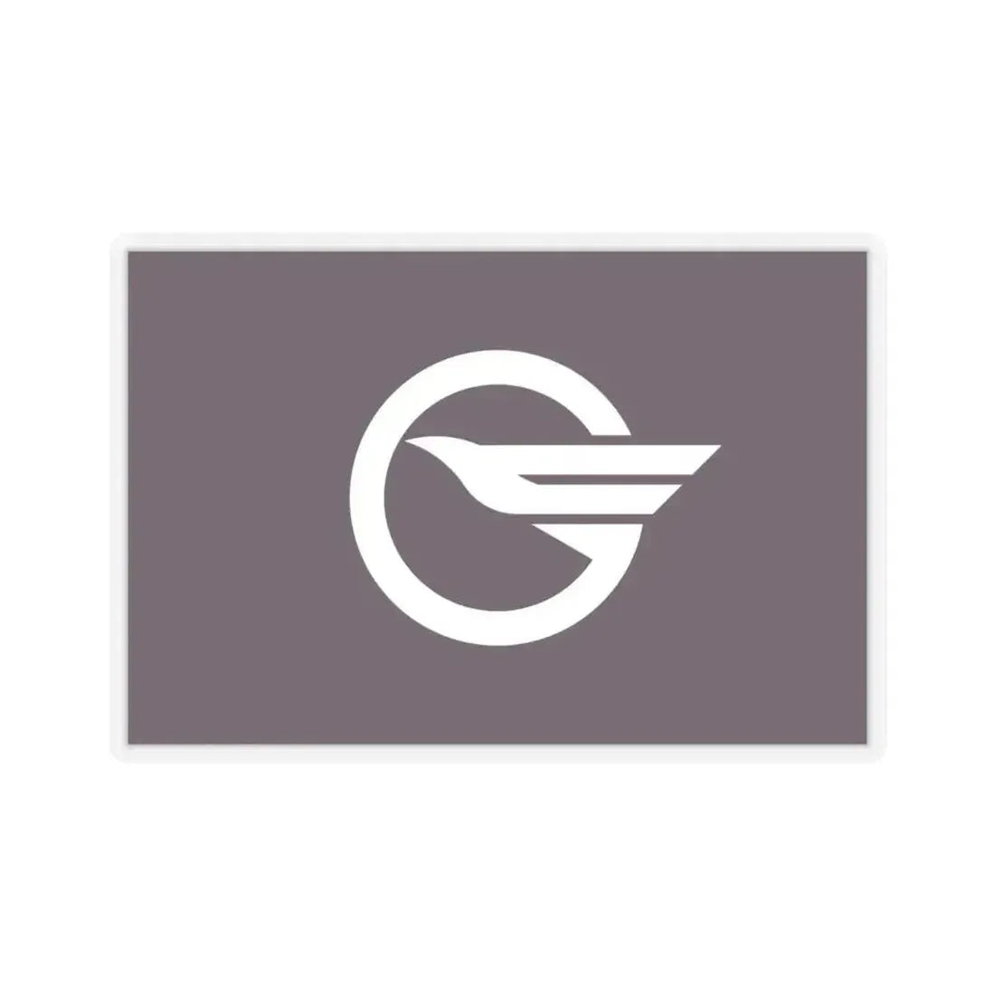 Flag of Higashimurayama Tokyo Japan - STICKER Vinyl Kiss-Cut Decal 4 Inch Transparent - The Sticker Space