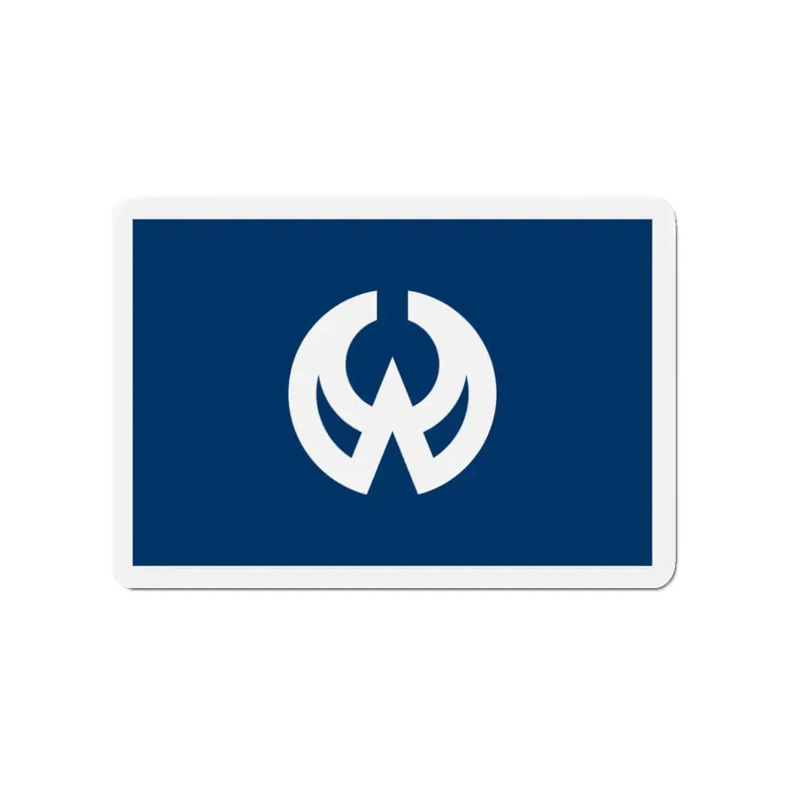 Flag of Higashiyamato Tokyo Japan - Refrigerator Magnet 3 Inch - The Sticker Space