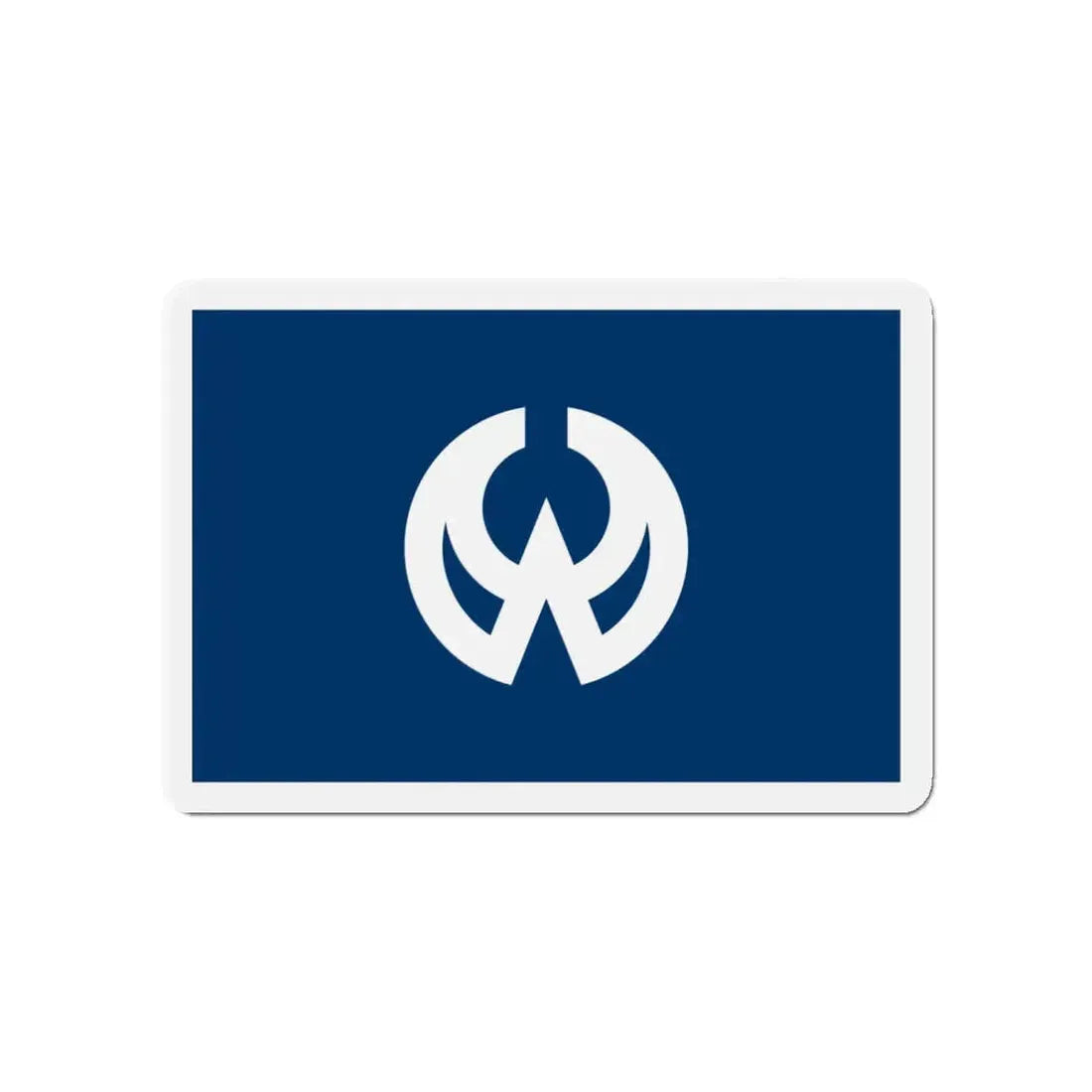 Flag of Higashiyamato Tokyo Japan - Refrigerator Magnet 4 Inch - The Sticker Space