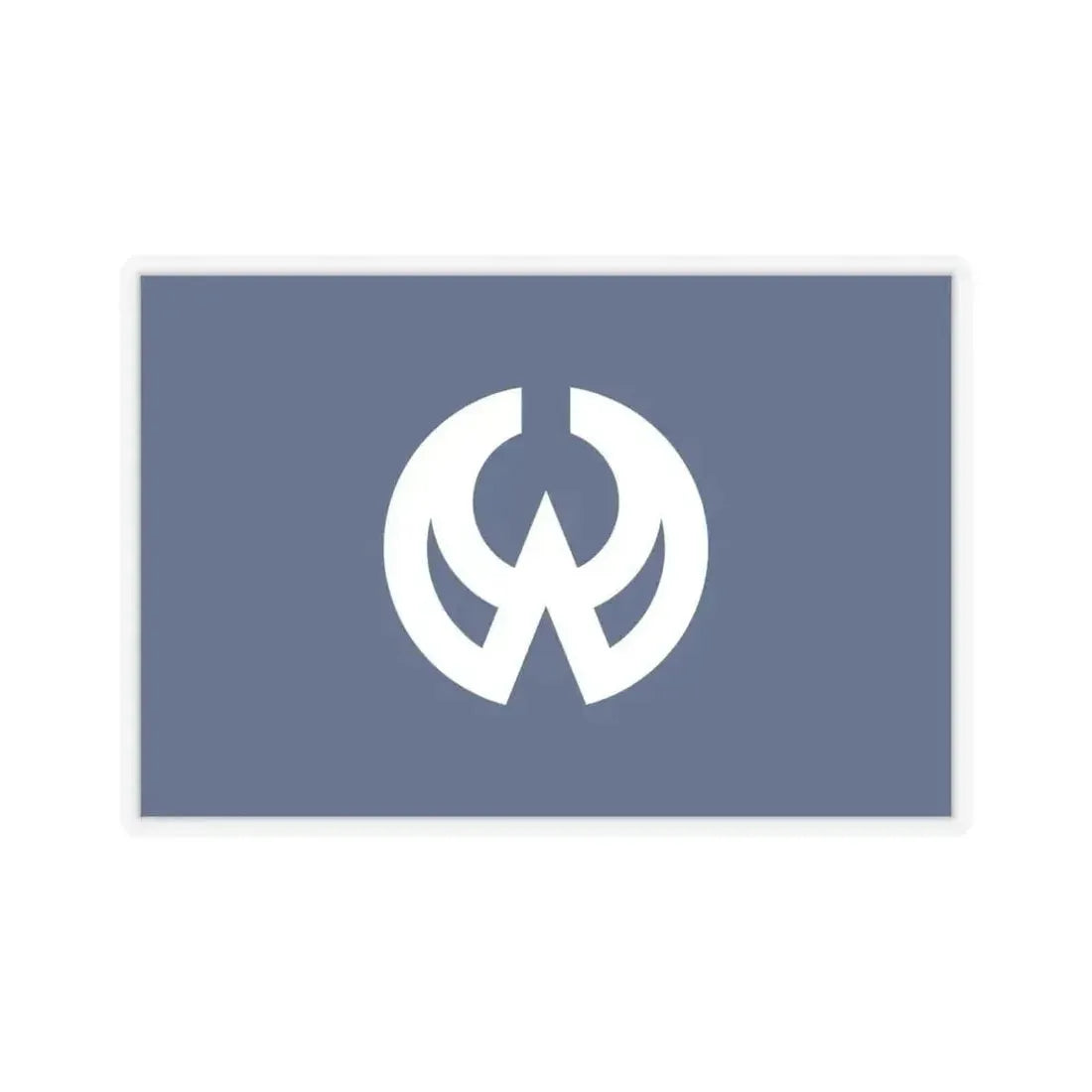 Flag of Higashiyamato Tokyo Japan - STICKER Vinyl Kiss-Cut Decal 6 Inch Transparent - The Sticker Space