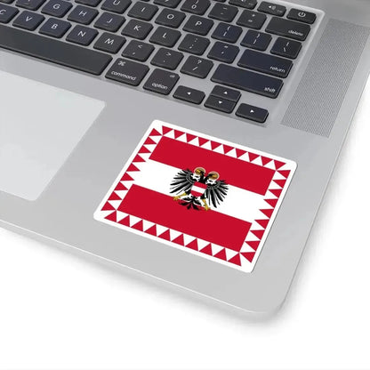 Flag of High Officials of the Federal State of Austria (Austria) STICKER Vinyl Kiss-Cut Decal - The Sticker Space
