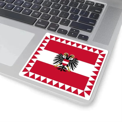 Flag of High Officials of the Federal State of Austria (Austria) STICKER Vinyl Kiss-Cut Decal - The Sticker Space