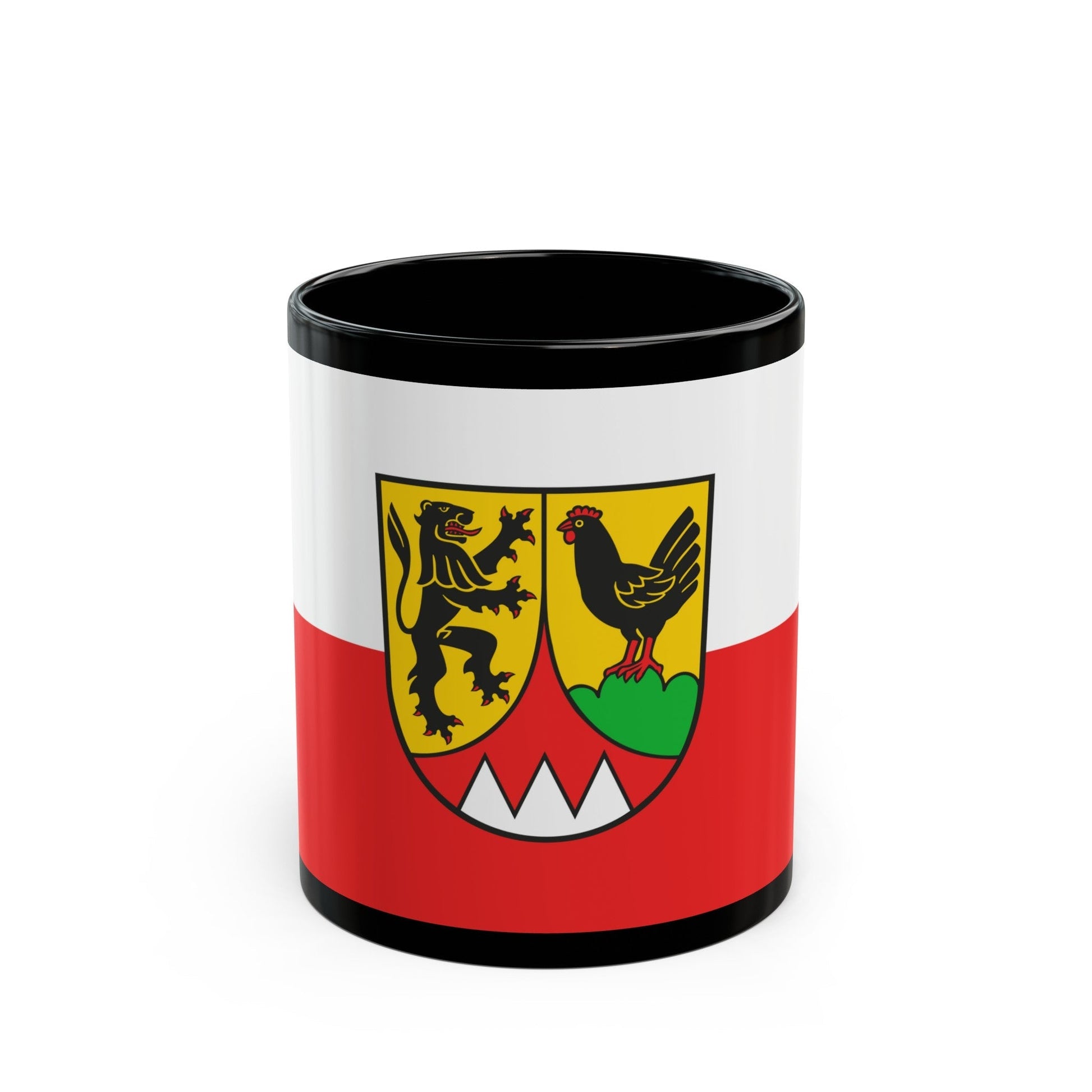 Flag of Hildburghausen Germany - Black Coffee Mug-11oz-The Sticker Space